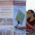 Inaugura Mara Lezama domo y canchas de usos múltiples en la Universidad Politécnica de Bacalar