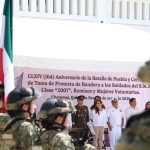 Encabeza Mara Lezama Toma de Protesta de Bandera de 284 conscriptos del Servicio Militar Nacional en Quintana Roo