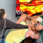 ¡Agarrón anticipado! El Hijo de Fishman y Máscara Sagrada NG se dieron de golpes en conferencia de prensa