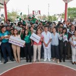 Mara Lezama inaugura domo en Conalep Cancún III tras 18 años de espera