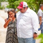 Chacón pone en marcha obra de pavimentación en la colonia Félix González Canto