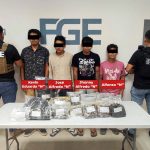 En hechos distintos, captura FGE Quintana Roo a 9 sujetos por presunto narcomenudeo; 5 portaban armas de fuego
