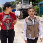 Supervisa Estefanía Mercado estándares de calidad de obras de repavimentación en Playa del Carmen