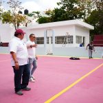 Chacón anuncia rehabilitación del Parque DIF y supervisa mejoras en la cancha de fútbol rápido