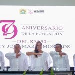 Reconoce Mara Lezama a José María Morelos como pilar del desarrollo agrícola y cultural de Quintana Roo en su 79 aniversario