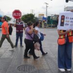 Realiza Ayuntamiento de Cancún jornadas de cultura vial en avenidas principales 