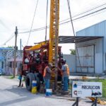 Chacón cumple a vecinos de la colonia Adolfo López Mateos con nuevo pozo de absorción 