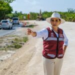 Supervisa Mara Lezama modernización de la carretera Cancún-Isla Blanca, obra que alcanza 30% de avance