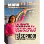 Con la mayor inversión pública en la histórica, Mara Lezama transforma Quintana Roo