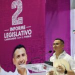 Rinde Alberto Batún su Segundo Informe Legislativo al pueblo en Cancún