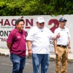 Supervisa Chacón avances de repavimentación en la 11 avenida