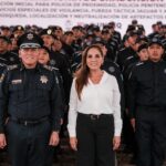 Encabeza Mara Lezama graduación de 244 nuevos policías y la creación del primer agrupamiento contra artefactos explosivos